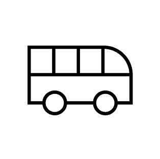 Icon eines Busses als Symbol für die HVV-Proficard als Benefit bei TREND-JOB